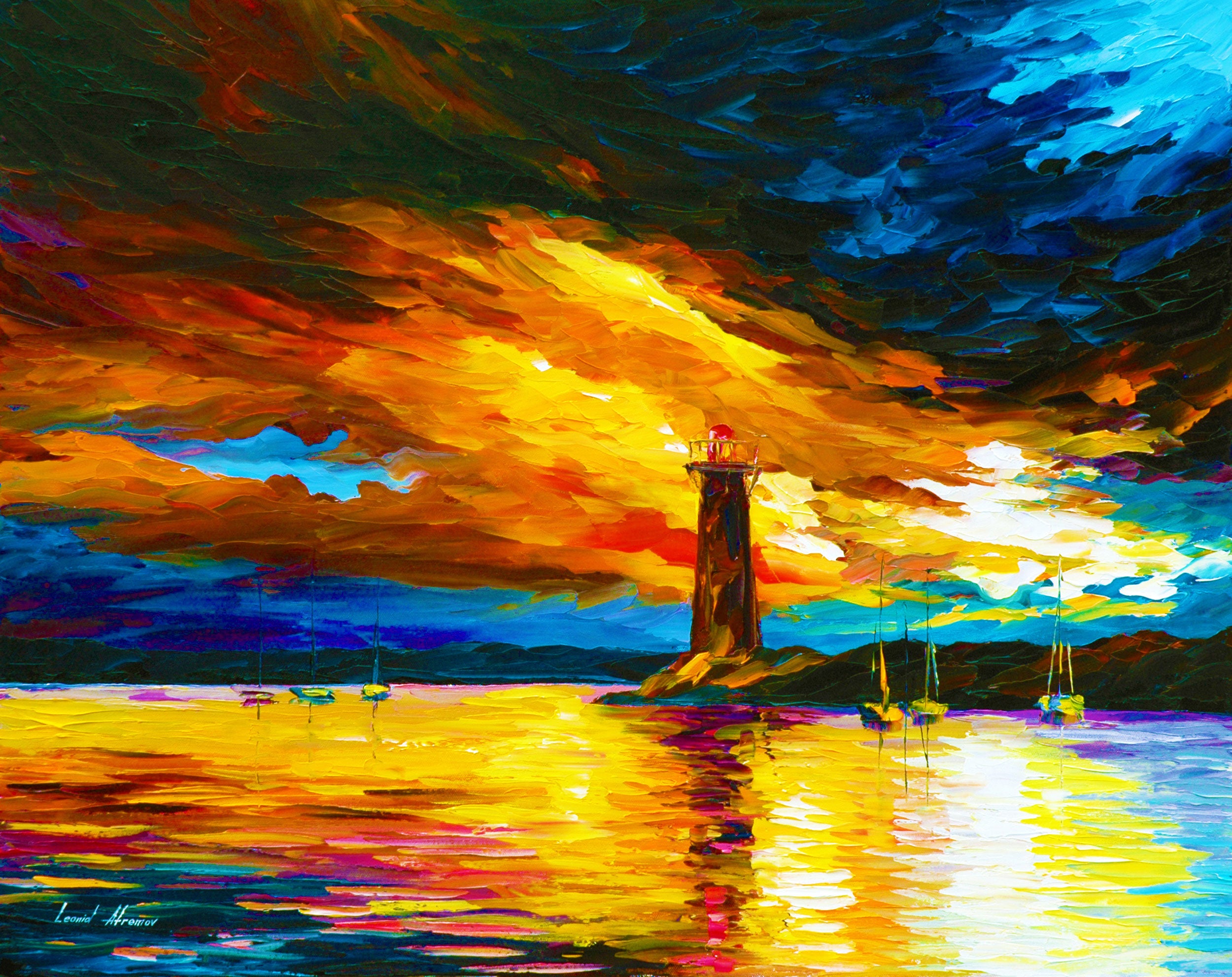 BEFORE A STORM - ORIGINAL OIL PAINTING