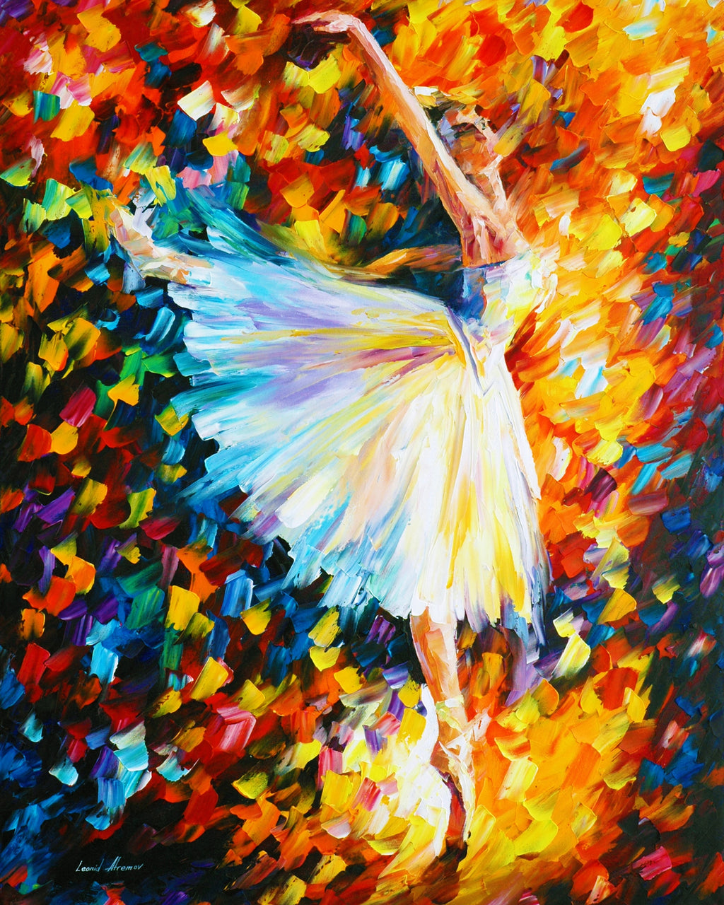 BALLET  WITH MAGIC - ORIGINAL OIL PAINTING