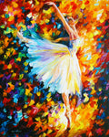 BALLET  WITH MAGIC - ORIGINAL OIL PAINTING