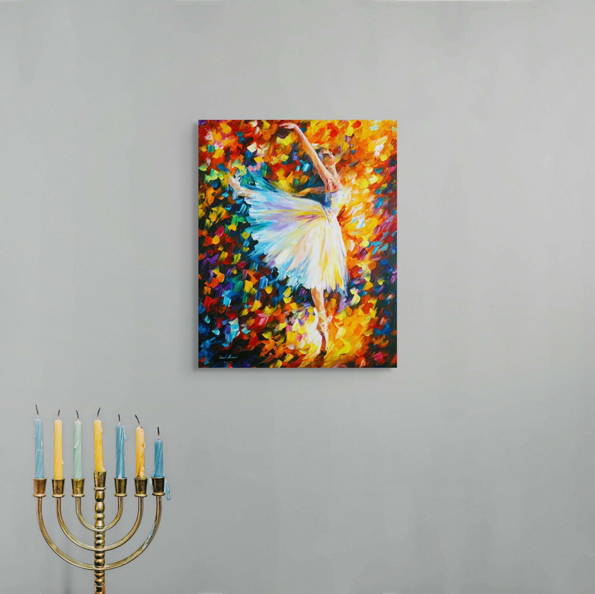 BALLET  WITH MAGIC - ORIGINAL OIL PAINTING
