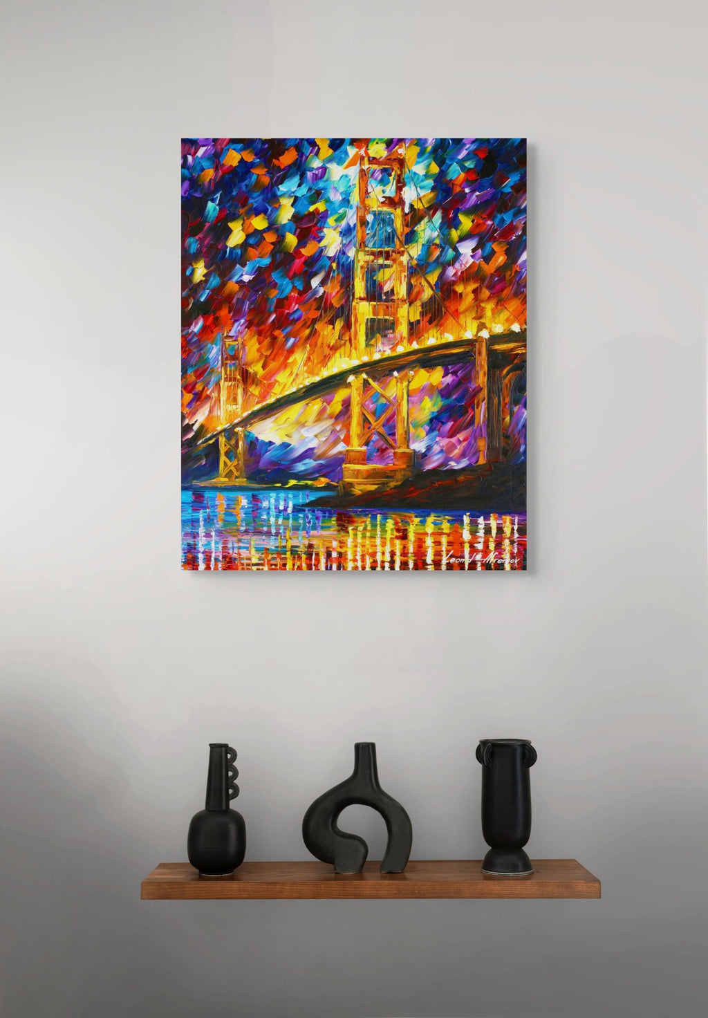 SAN FRANCISCO - GOLDEN GATE - ORIGINAL OIL PAINTING