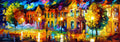 THE REFLECTION OF THE NIGHT - ORIGINAL OIL PAINTING