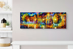 THE REFLECTION OF THE NIGHT - ORIGINAL OIL PAINTING
