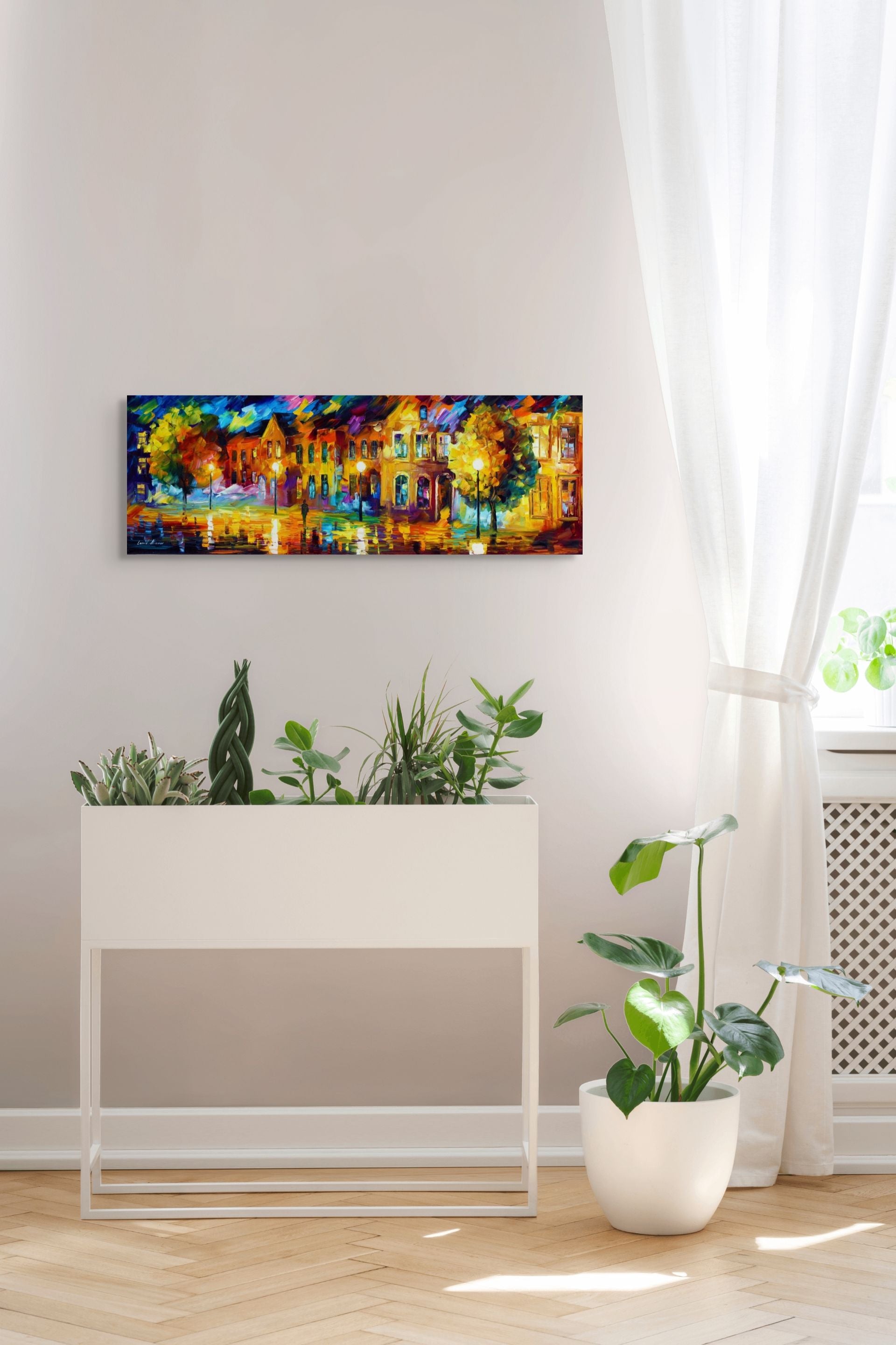 THE REFLECTION OF THE NIGHT - ORIGINAL OIL PAINTING