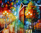 NIGHT PEACE - ORIGINAL OIL PAINTING