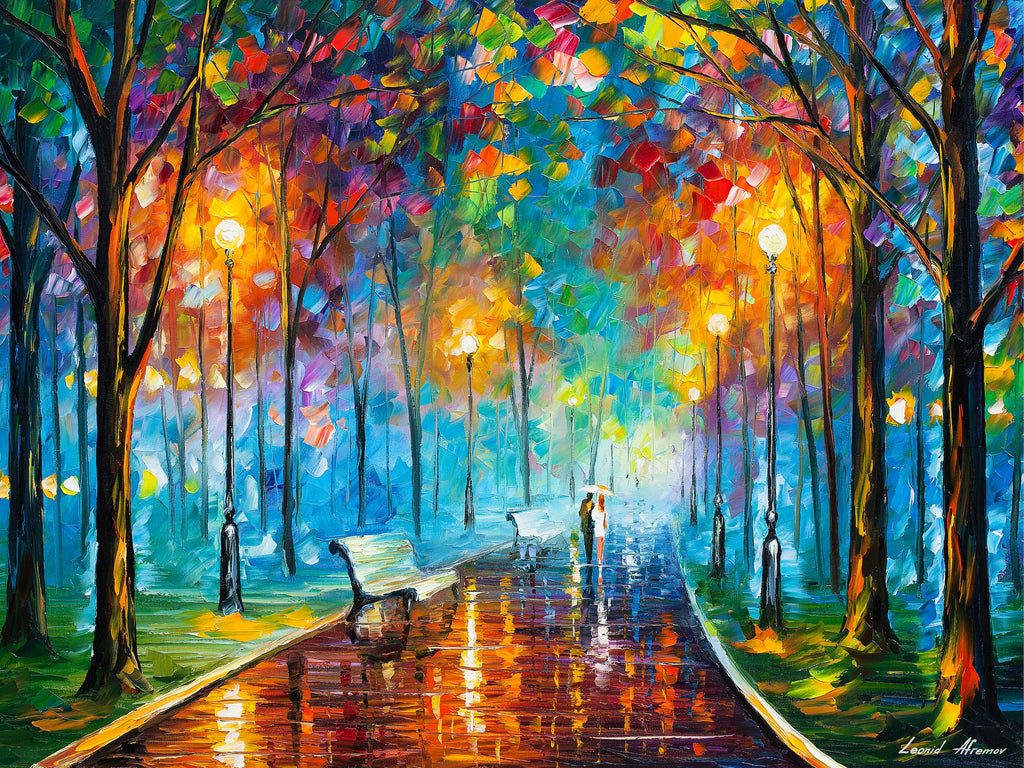 MISTY MOOD - ORIGINAL OIL PAINTING