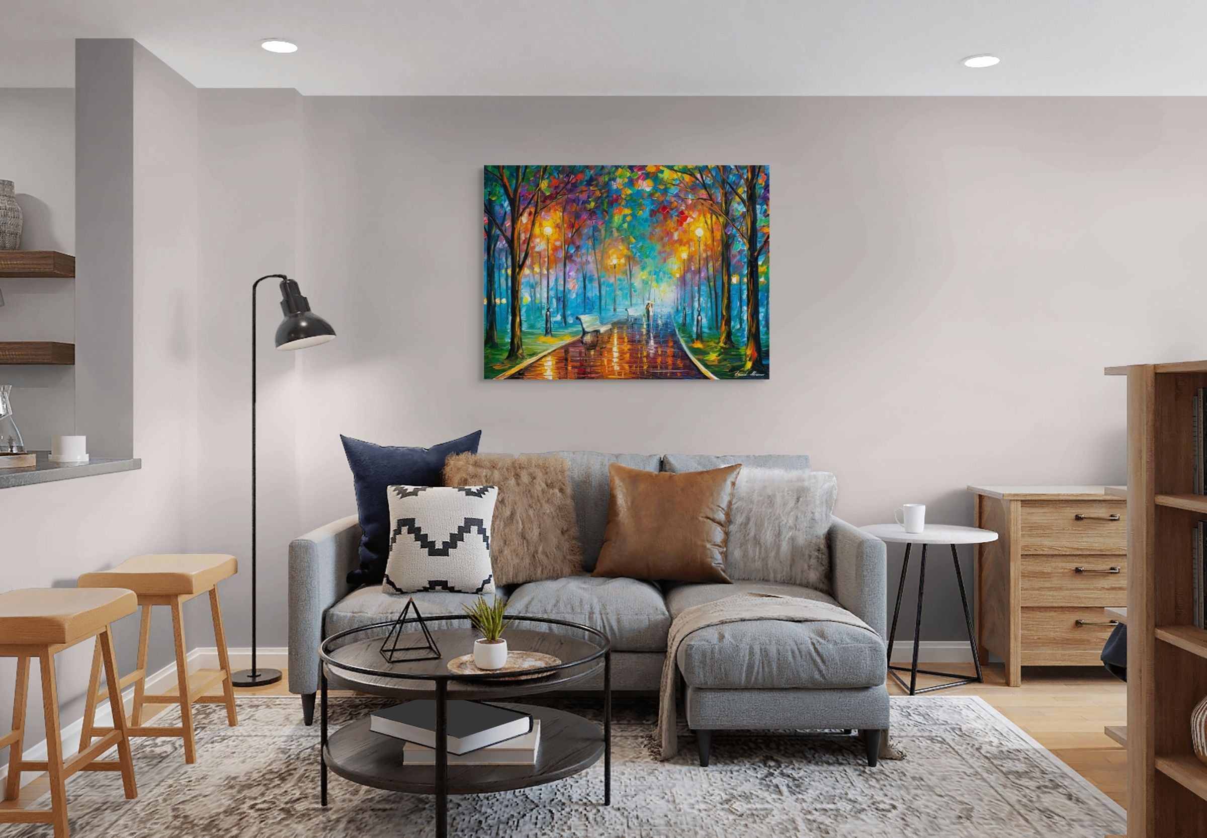 MISTY MOOD - ORIGINAL OIL PAINTING