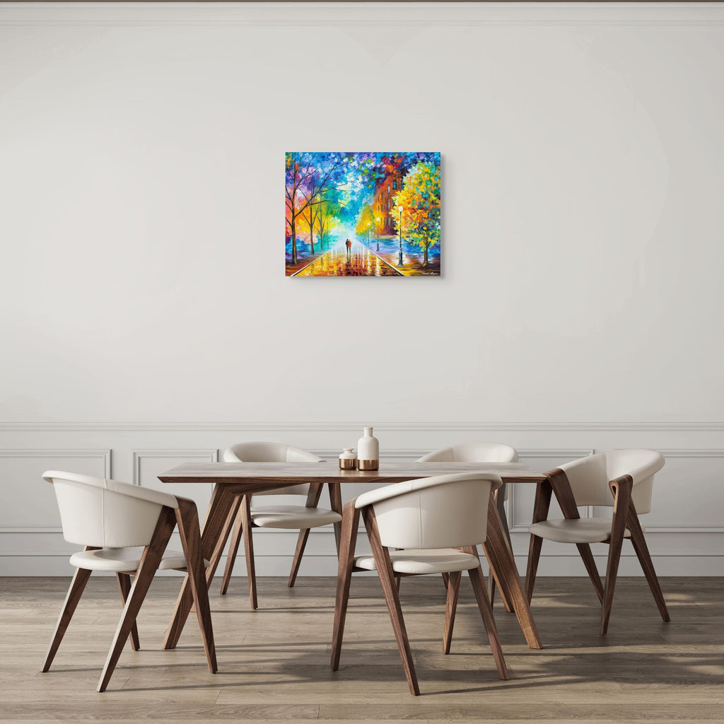 FRESHNESS OF COLD IN THE EVENING - ORIGINAL OIL PAINTING