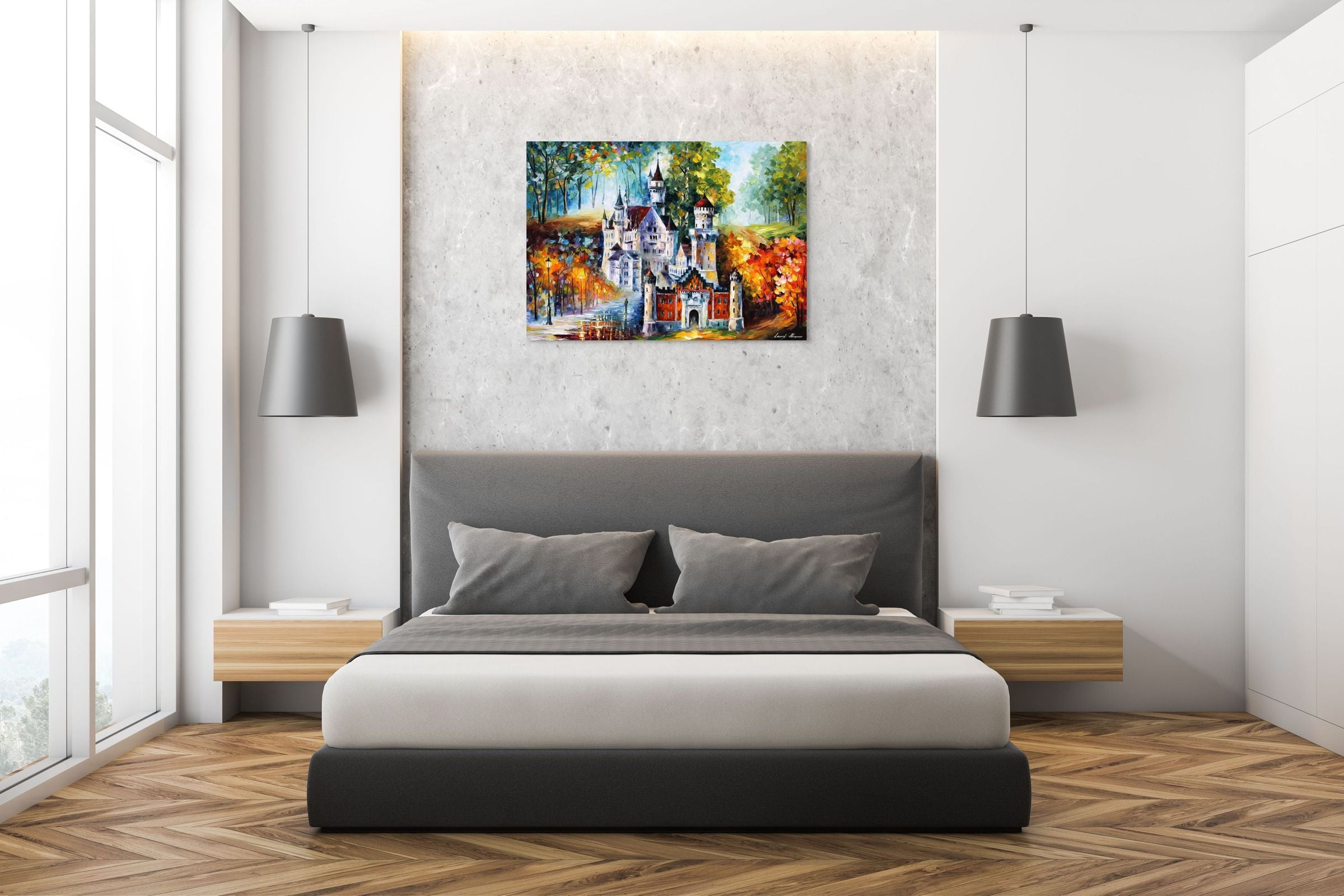 MAGICAL CASTLE - ORIGINAL OIL PAINTING