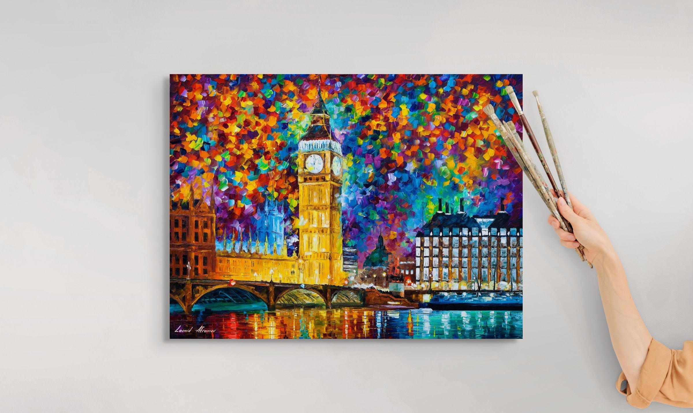 BIG BEN LONDON 2012 - ORIGINAL OIL PAINTING
