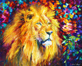 LION - ORIGINAL OIL PAINTING