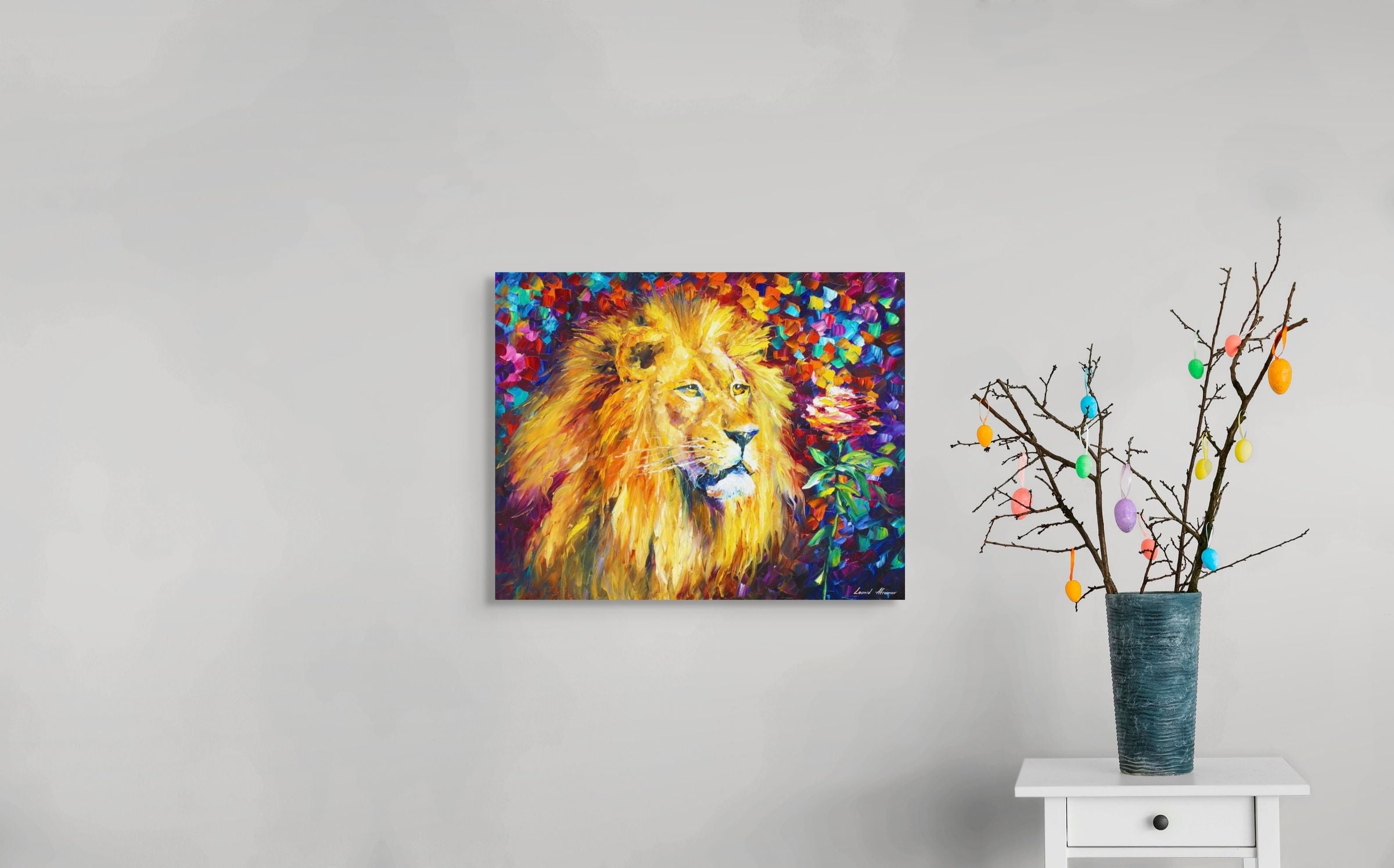 LION - ORIGINAL OIL PAINTING