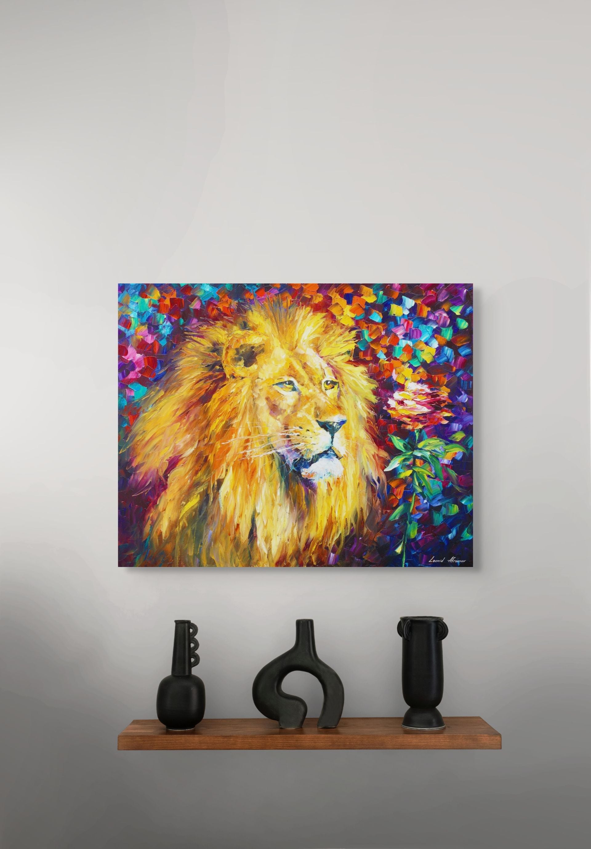 LION - ORIGINAL OIL PAINTING