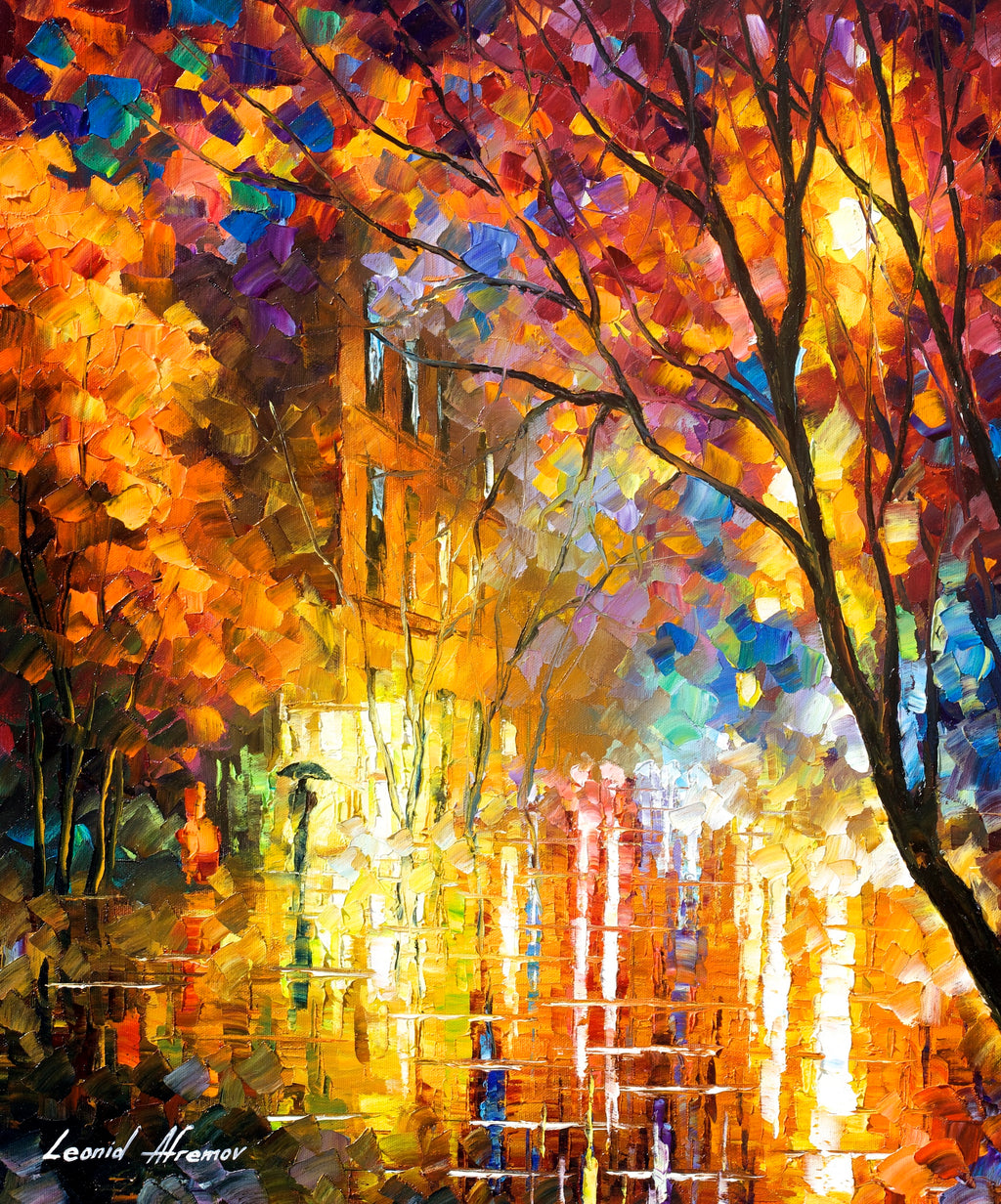 IMPRESSION OF COLORS - ORIGINAL OIL PAINTING