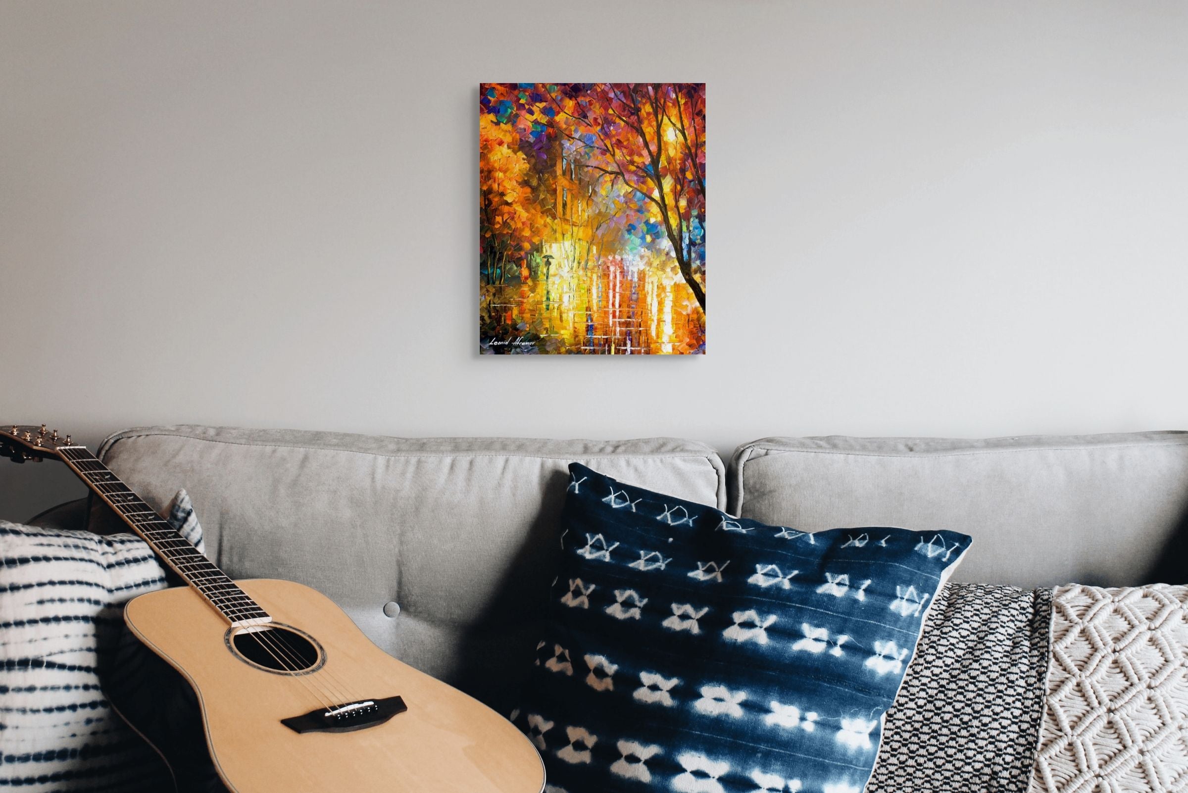 IMPRESSION OF COLORS - ORIGINAL OIL PAINTING