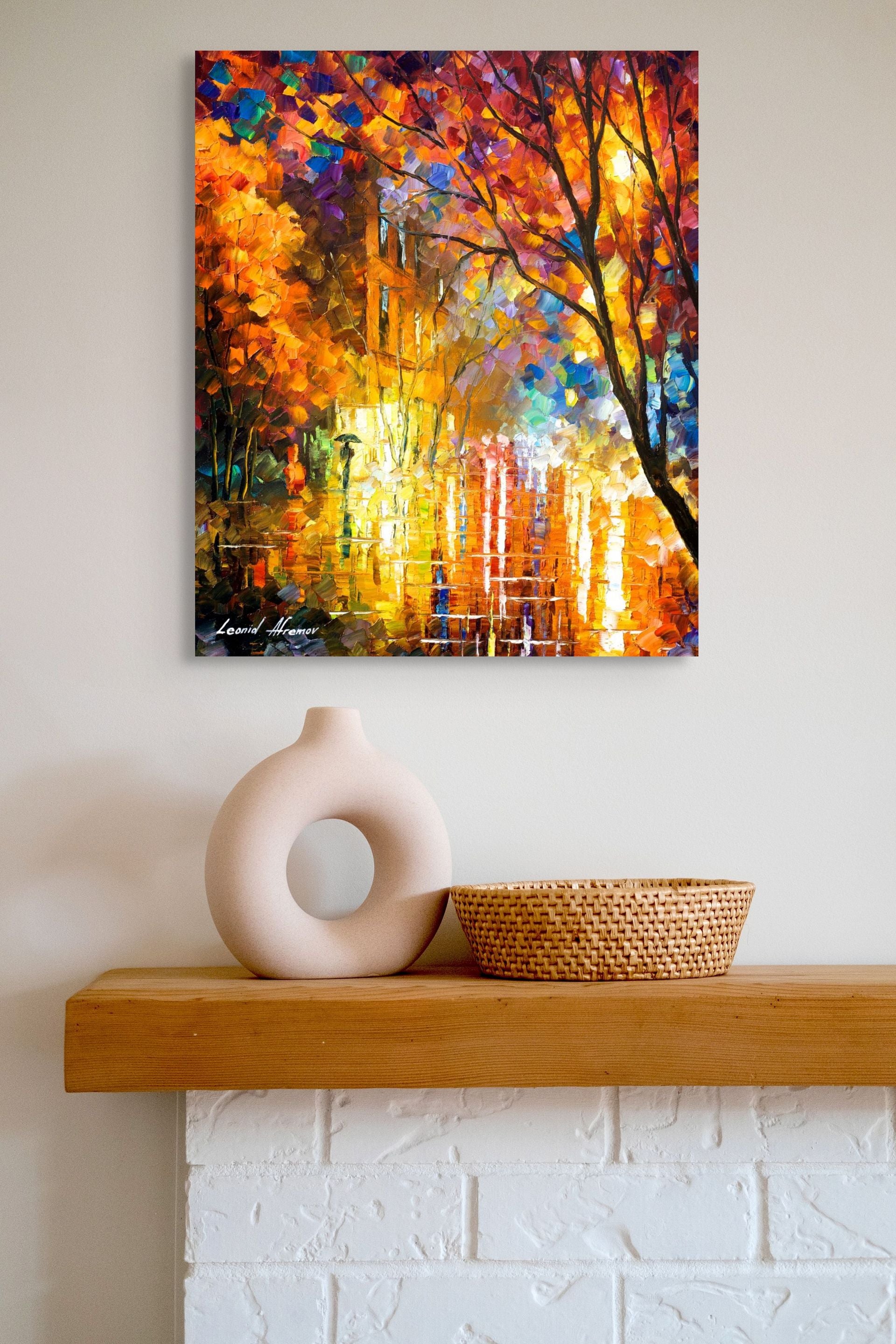IMPRESSION OF COLORS - ORIGINAL OIL PAINTING