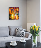 IMPRESSION OF COLORS - ORIGINAL OIL PAINTING