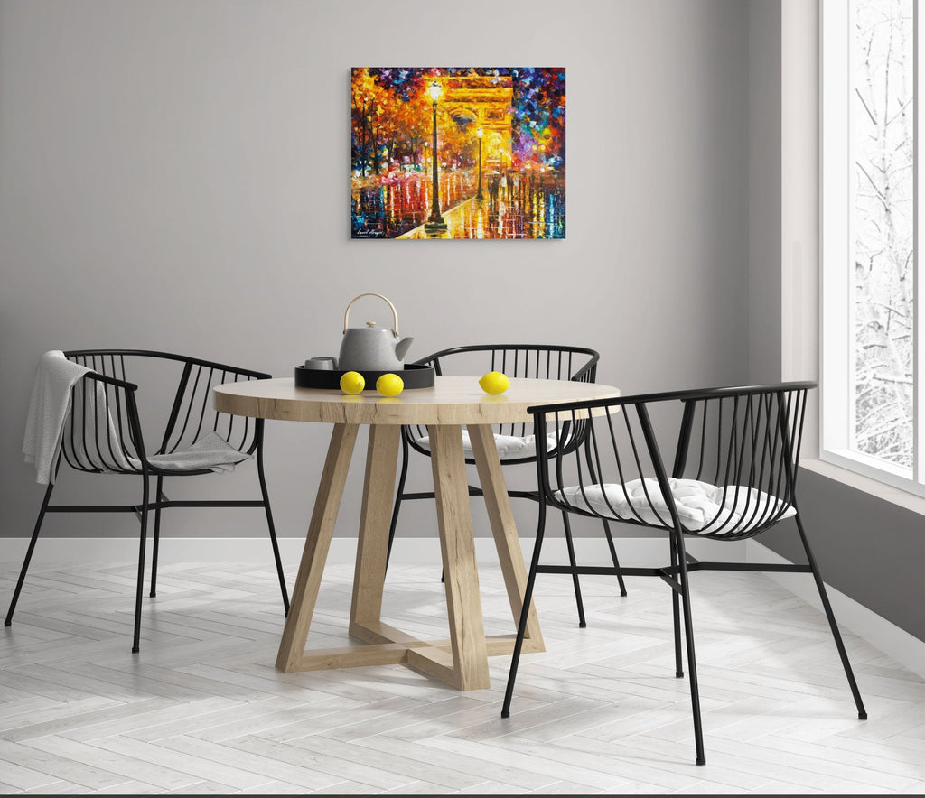 PARIS - CHAMPES ELISES - ORIGINAL OIL PAINTING