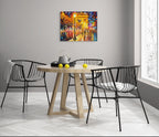 PARIS - CHAMPES ELISES - ORIGINAL OIL PAINTING