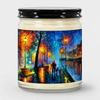 Melody Of The Night - Romantic 9oz Clear Jar Soy Wax Candle