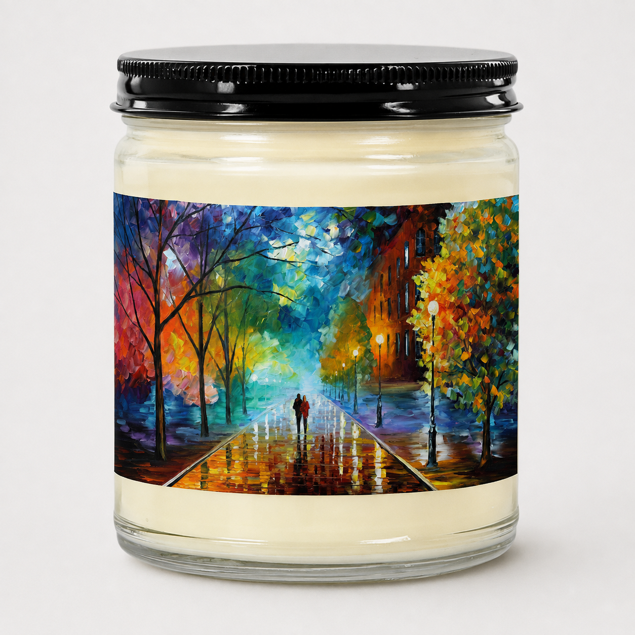 FRESHNESS OF COLD - Romantic 9oz Clear Jar Soy Wax Candle