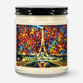 ROMANTIC STROLL - Romantic 9oz Clear Jar Soy Wax Candle