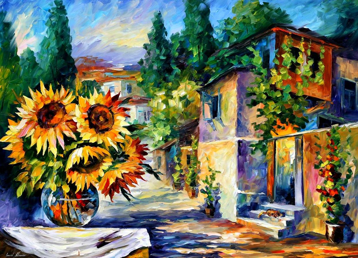 GREEK NOON - ORIGINAL OIL PAINTING