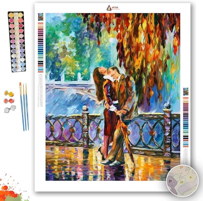 KISS AFTER THE RAIN - Paint By Numbers Full Kit
