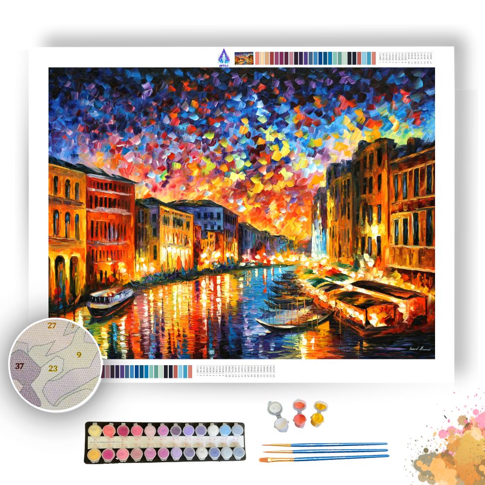 VENICE GRAND CANAL - Paint By Numbers Full Kit